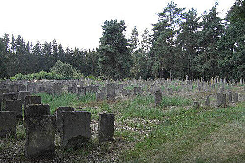 Der jüdische Friedhof in Bechhofen.