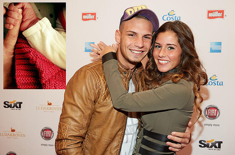 Pietro Lombardi und Sarah Engels: Das "DSDS"-Paar hat das erste Foto seines Babys auf Facebook gepostet.