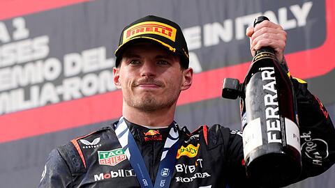 Freut sich nach dem Sieg auf sein Bett und eine Massage: Max Verstappen.