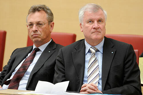 Siegfried Schneider (l.) und Horst Seehofer