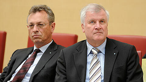 Siegfried Schneider (l.) und Horst Seehofer