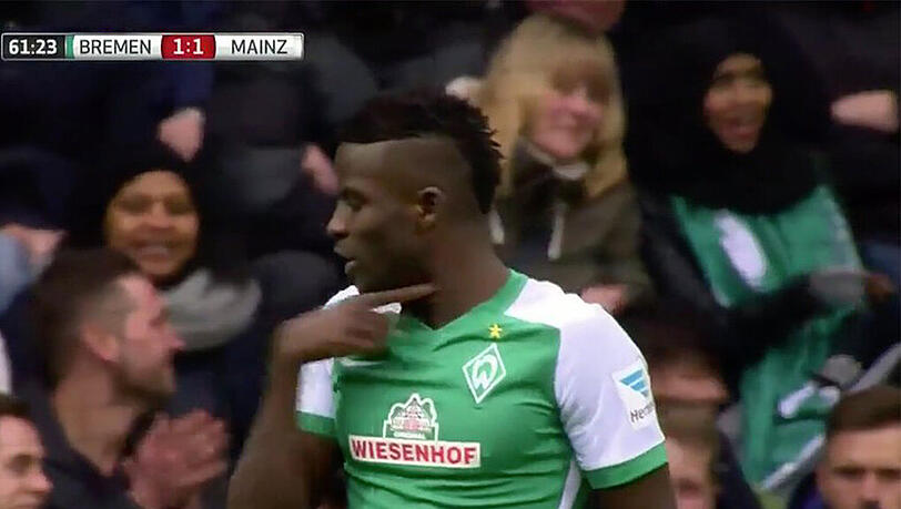 Nach dieser geschmacklosen Geste von Abwehrspieler Papy Djilobodji droht Werder Bremen neues Ungemach. Nach dieser geschmacklosen Geste von Abwehrspieler Papy Djilobodji droht Werder Bremen neues Ungemach.