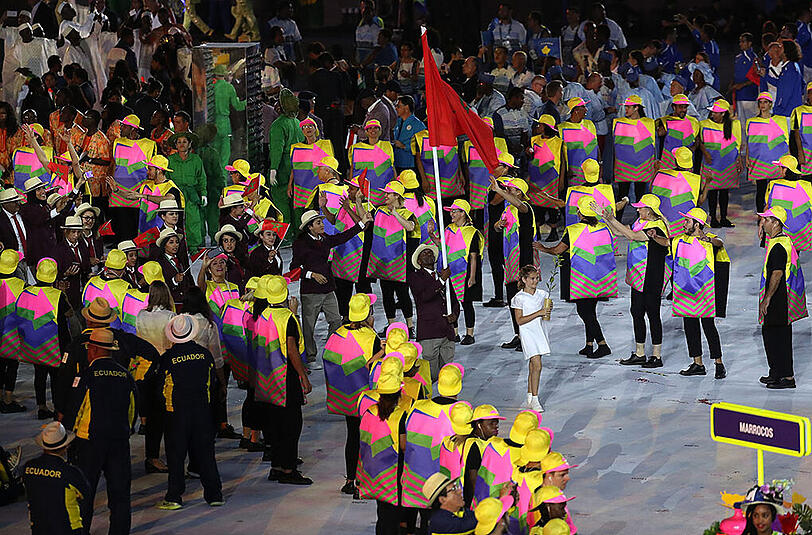 Beeindruckende Eröffnungsfeier der Olympischen Spiele in Rio. Die Bilder aus dem Maracana-Stadion.