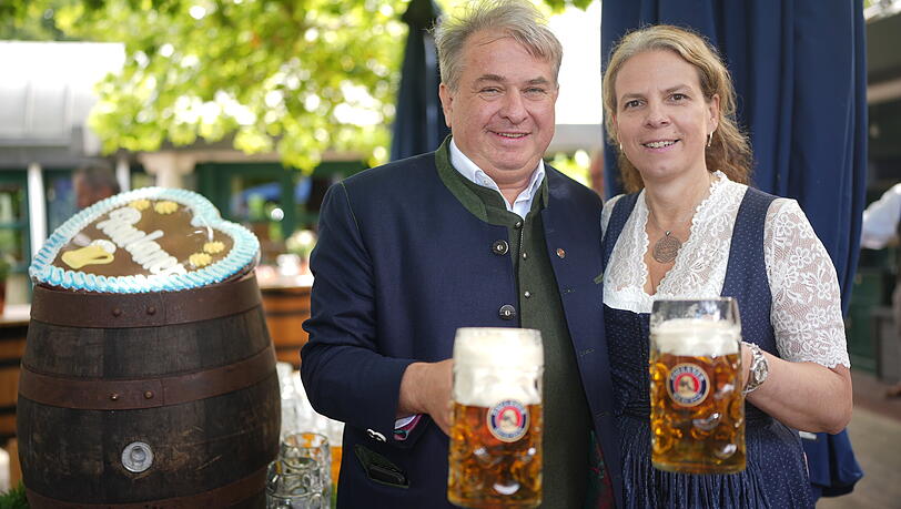 Dürfen heuer den Schritt auf die große Wiesn wagen: Lorenz und Christine Stiftl. Dürfen heuer den Schritt auf die große Wiesn wagen: Lorenz und Christine Stiftl.