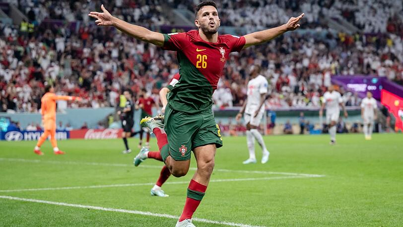 Goncalo Ramos trifft dreifach gegen die Schweiz.