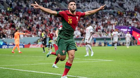 Goncalo Ramos trifft dreifach gegen die Schweiz.
