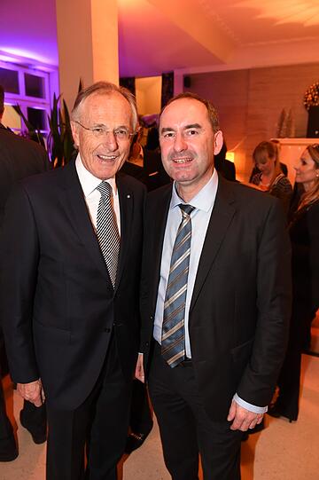 Robert Salzl mit Hubert Aiwanger