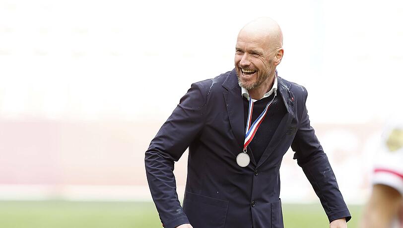 Wurde mit dem Ajax Amsterdam erneut niederländischer Meister: Erik ten Hag. Wurde mit dem Ajax Amsterdam erneut niederländischer Meister: Erik ten Hag.