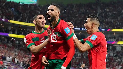 Marokko steht als erstes afrikanisches Team im Halbfinale einer WM.