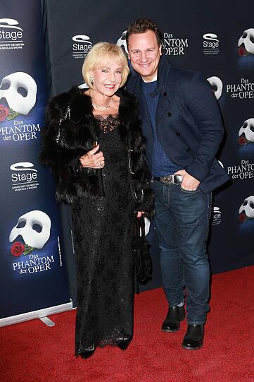 Dagmar Berghoff und Guido Maria Kretschmer 2013 bei der Premiere des Musicals "Das Phantom der Oper".