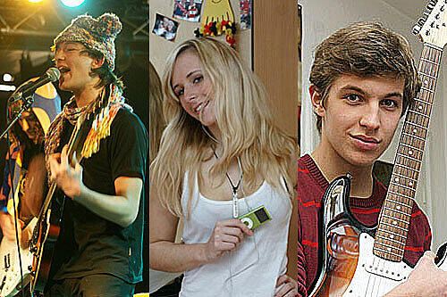 Michi, Charlotte und Lukas erzählen in der AZ, welche Musik sie mögen.