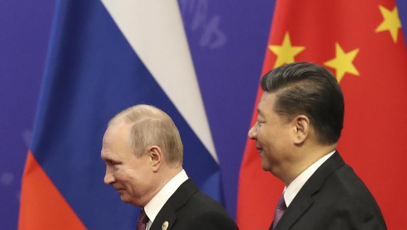 Kremlchef Putin und Chinas Präsident Xi Jinping bei einem Treffen im April in Peking. Kremlchef Putin und Chinas Präsident Xi Jinping bei einem Treffen im April in Peking.