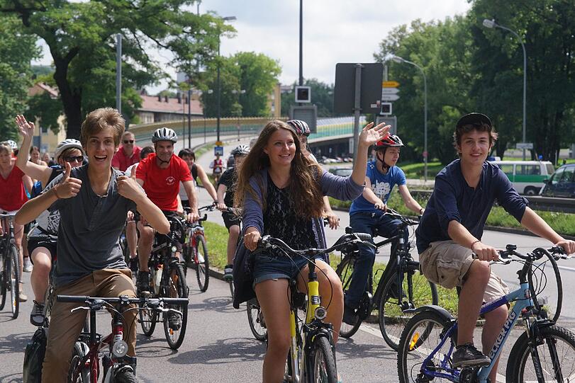 Weitere Bilder der BR-Radltour durch München.