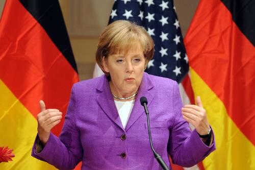 Merkel versichert Obama bei dieser Rede ihre vorbehaltlose Unterstützung.