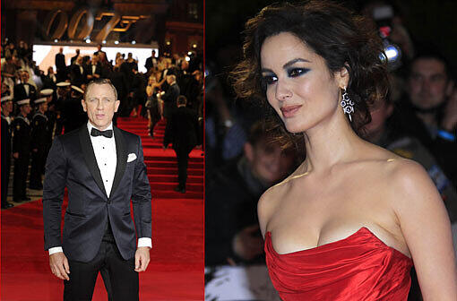 Am Dienstagabend fand in der Londoner Royal Albert Hall die Weltpremiere des neuen Bond-Streifens "Skyfall" statt - die Bilder.