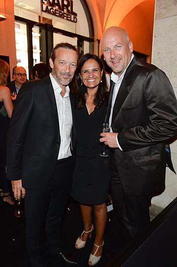 Michael Roll (l), Rita Serra-Roll, Jens Schniedenharn