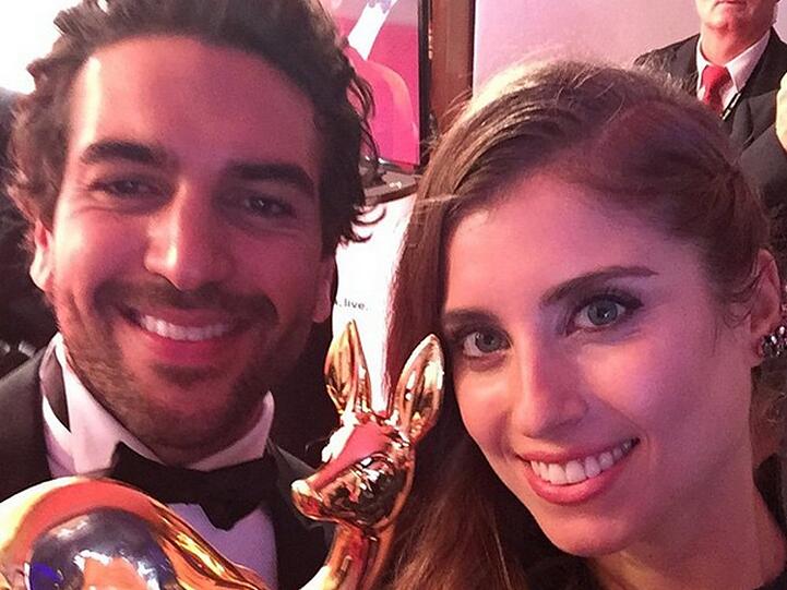 Cathy Fischer und Elyas M'Barek bei der Bambi-Verleihung
