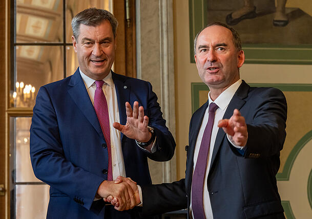 Harmonisch wie nie? CSU-Boss Markus Söder und Freie-Wähler-Chef Hubert Aiwanger.