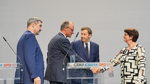 Als einer von vier Parteichefs hat Markus Söder über den Koalitionsausschuss eine gewichtige Position bei der Kursbestimmung der neuen Bundesregierung. (Archivbild)