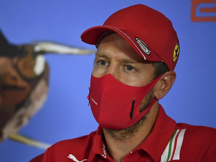 Mit Ferrari in Budapest unter Druck: Sebastian Vettel.