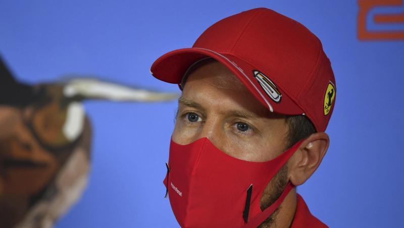 Mit Ferrari in Budapest unter Druck: Sebastian Vettel. Mit Ferrari in Budapest unter Druck: Sebastian Vettel.