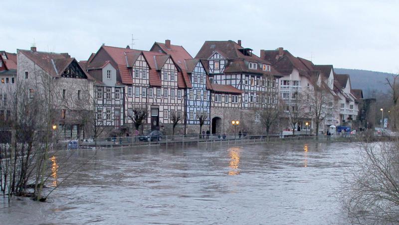 In den Straßen der historischen Altstadt von Hann in Niedersachsen In den Straßen der historischen Altstadt von Hann in Niedersachsen