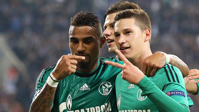 Kevin Prince Boateng will auch im Rückspiel gegen Bukarest wieder über ein Schalker Tor jubeln. Kevin Prince Boateng will auch im Rückspiel gegen Bukarest wieder über ein Schalker Tor jubeln.