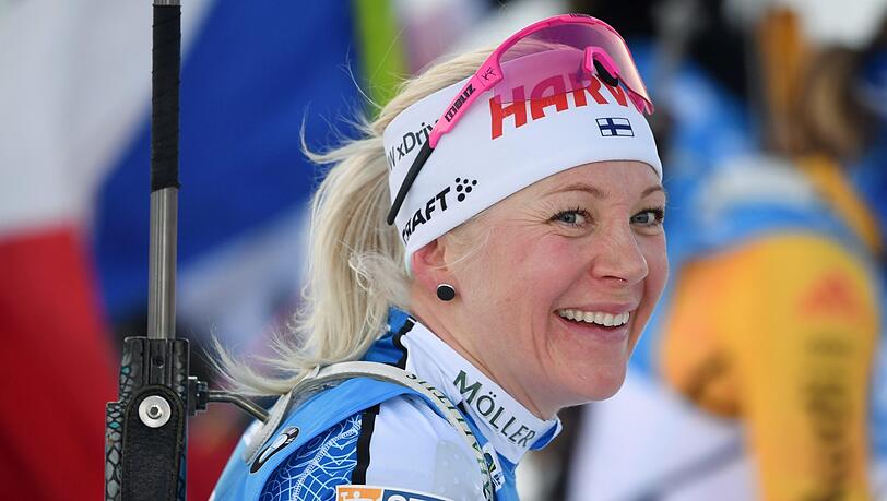 "Sie ist ein bisschen eine tragische Figur", sagt Michael Greis über Kaisa Mäkäräinen, die bei Olympischen Spielen ohne Medaille blieb. "Sie ist ein bisschen eine tragische Figur", sagt Michael Greis über Kaisa Mäkäräinen, die bei Olympischen Spielen ohne Medaille blieb.