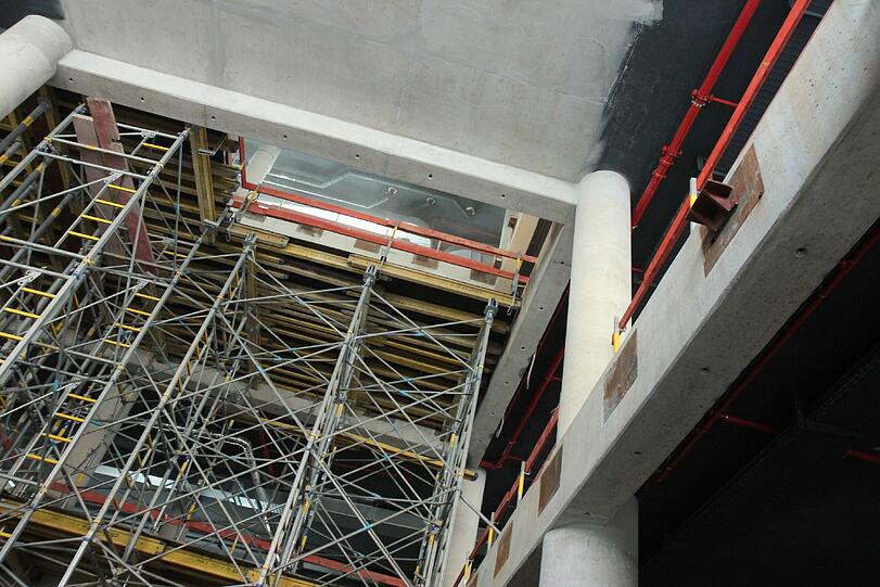 Weitere Bilder von der Baustelle.