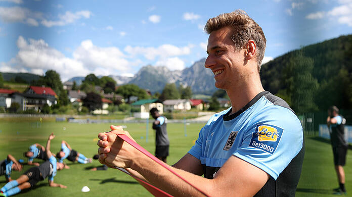 Dennis Dressel im Trainingslager der Löwen, sein Vertrag läuft im Sommer 2022 aus.