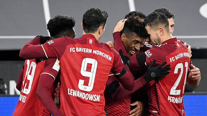 Der FC Bayern gewinnt gegen Borussia Dortmund mit 3:2.