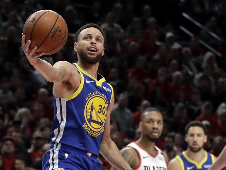 Superstar Stephen Curry von den Golden State Warriors war erneut der überragende Spieler auf dem Parkett.