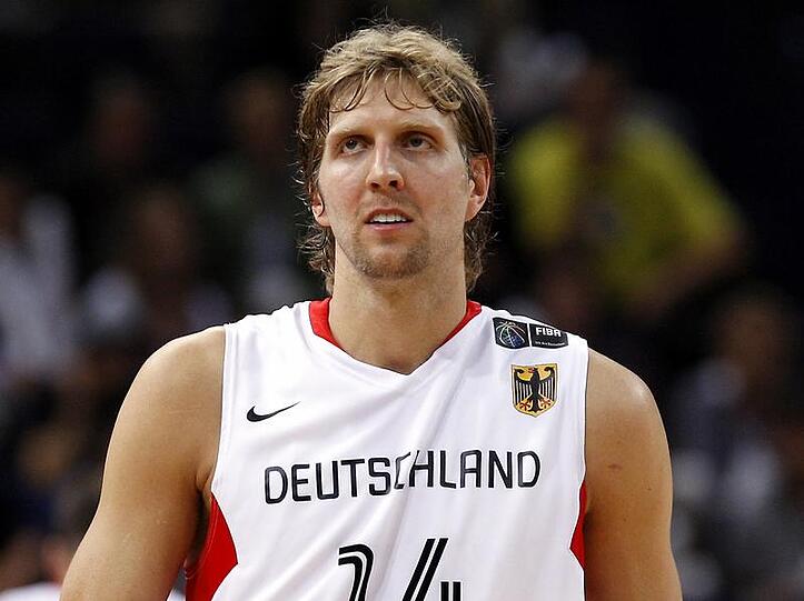 Hat einen Riesenspaß bei Olympia: Basketball-Superstar Dirk Nowitzki
