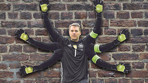 Der Mann mit den tausend Armen: Manuel Neuer.