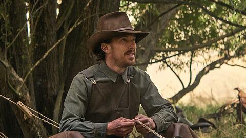 Benedict Cumberbatch in "The Power of the Dog".