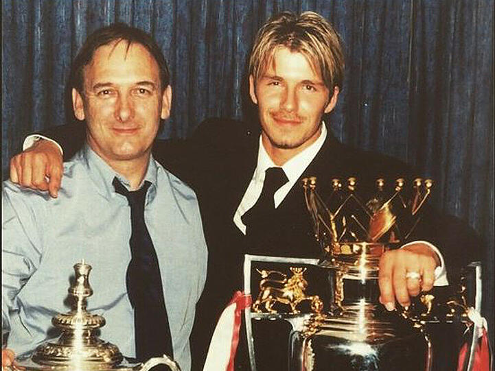 David Beckham konnte immer auf die Unterstützung von Vater Ted zählen