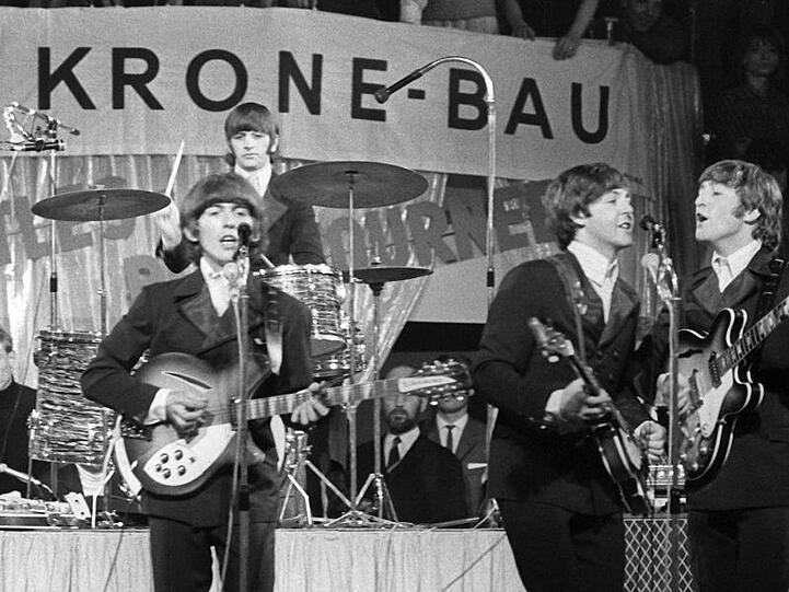 Er hat einfach Ja gesagt: Ringo Starr 1966 mit den Beatles im Circus Krone-Bau.