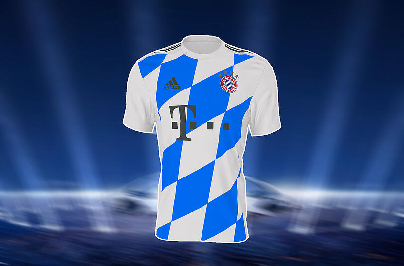 Fans entwerfen Designs für ein Bayern-Trikot: Eines dieser Leiberl wird das Champions-League-Trikot 2017/2018 des Rekordmeisters.