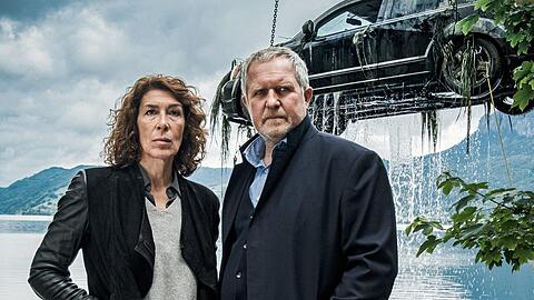 Einsatz am Wolfgangsee: Die Wiener Kommissare Bibi Fellner (Adele Neuhauser) und Moritz Eisner (Harald Krassnitzer).