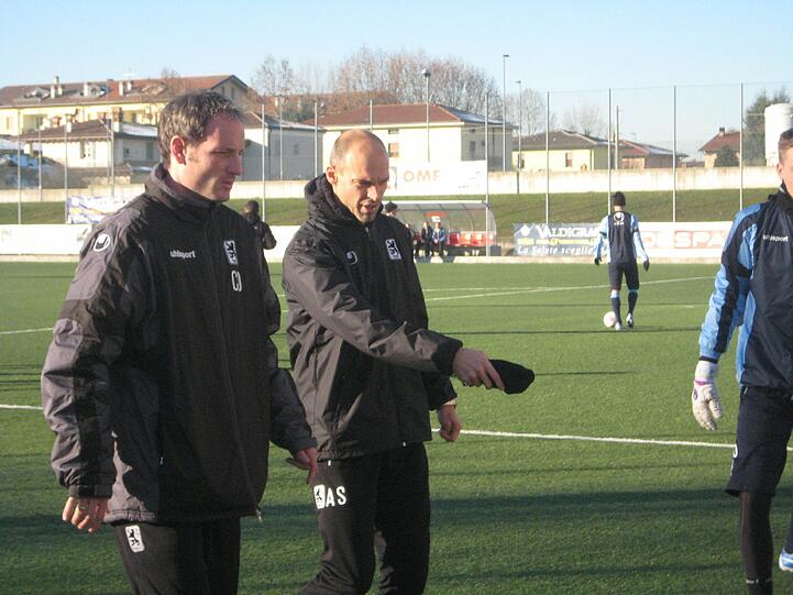 Die Löwen im Trainingslager in Brescia.