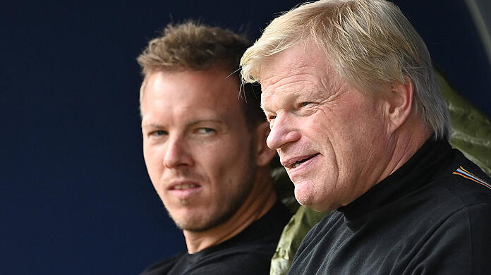 Julian Nagelsmann und Oliver Kahn.