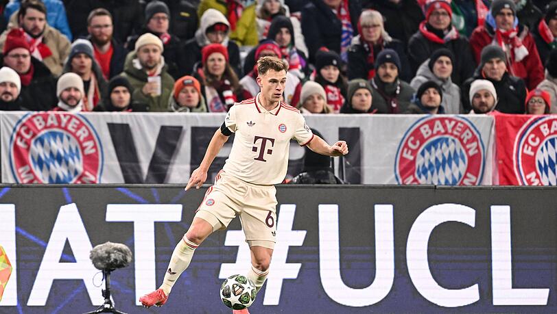 Joshua Kimmich und die Bayern tun sich schwer gegen Celtic Glasgow.
