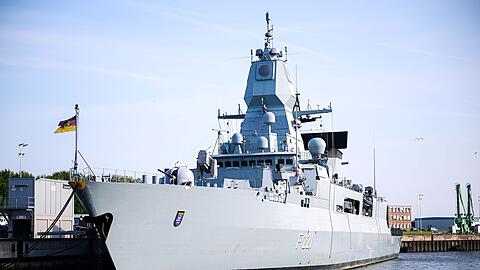 Deutschland stellt derzeit kein Schiff f&uuml;r die Operation "Aspides" - von Februar bis April 2024 war allerdings die Fregatte "Hessen" im Einsatz.   (Archivbild)