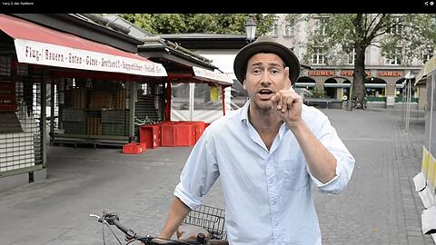 Der Kabarettist Harry G. - jetzt schimpft er über verhaltensauffällige Radler in der Stadt.