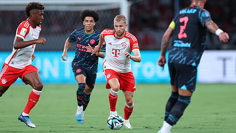 Verlor den ersten Härtetest mit dem FC Bayern: Neuzugang Konrad Laimer.