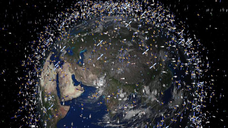 Das computergenerierte Bild der ESA zeigt wie Weltraummüll um die Erde kreist. Foto: -/ESA/dpa/Archivbild Das computergenerierte Bild der ESA zeigt wie Weltraummüll um die Erde kreist. Foto: -/ESA/dpa/Archivbild