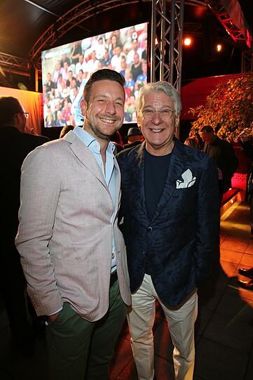 Marcel Reif mit Sohn Jan