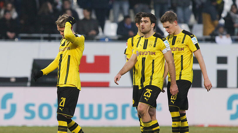 Borussia Dortmund hat überraschend beim Tabellenletzten Darmstadt 98 verloren. Die Mannschaft um Andre Schürrle wirkte müde.