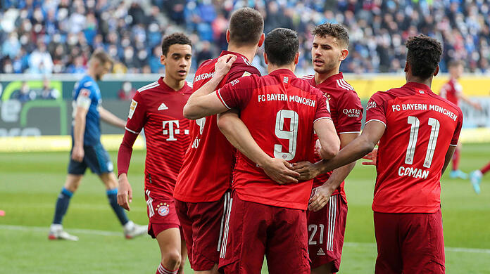 Der FC Bayern trennt sich von Hoffenheim mit 1:1.