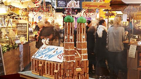 Eines der Lebkuchen-Meisterwerke.